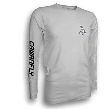  T-Shirt UV Apsaugos nuo Saulės Vienodo Dizaino Ilgas Žvejybos JerseysFishing Pėsčiųjų Sportiniai Marškinėliai vyriški UPF 50+ Naudingumo ilgomis Rankovėmis