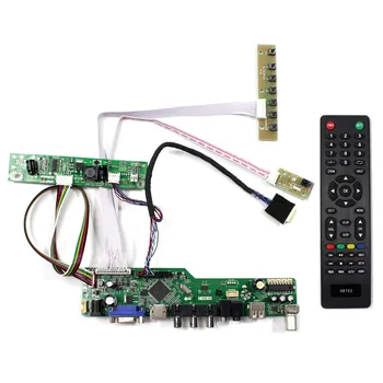 HD MI VGA, AV, USB RF LCD Valdiklio plokštės LP097X02-SLA5 LP097X02-SLQE už 9.7 colių LCD Ekranas, T. V56.03 1024x768 Rezoliucija