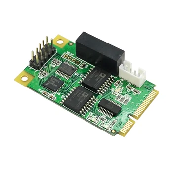  MINI PCI-E RS232 RS422 RS485 Serijos Kortelės Minipcie (USB protokolo) Viršįtampių Elektrostatinė Apsauga Daugiafunkcinis Plėtros Kortelę