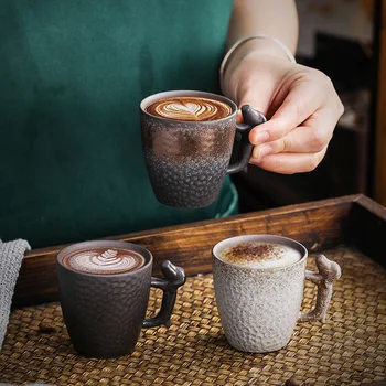  Grubios keramikos espresso puodelis master Arbatos Puodelio Retro Arbatos Puodelio kavos puodelis puodelis puodeliai, kavos puodeliai