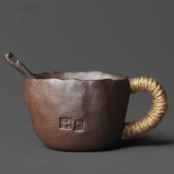  Kinijos rankų darbo uolienų kasyklos keramikos molio didelis meistras vandens puodelį asmenybės šviesą keramikos kavos puodelio pieno
